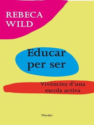 cover image of Educar per ser